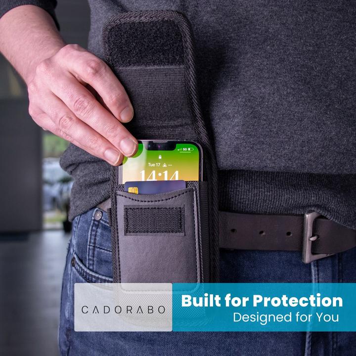 Produktbild Cadorabo Universale Schutzhülle Tasche mit Gürtelclip