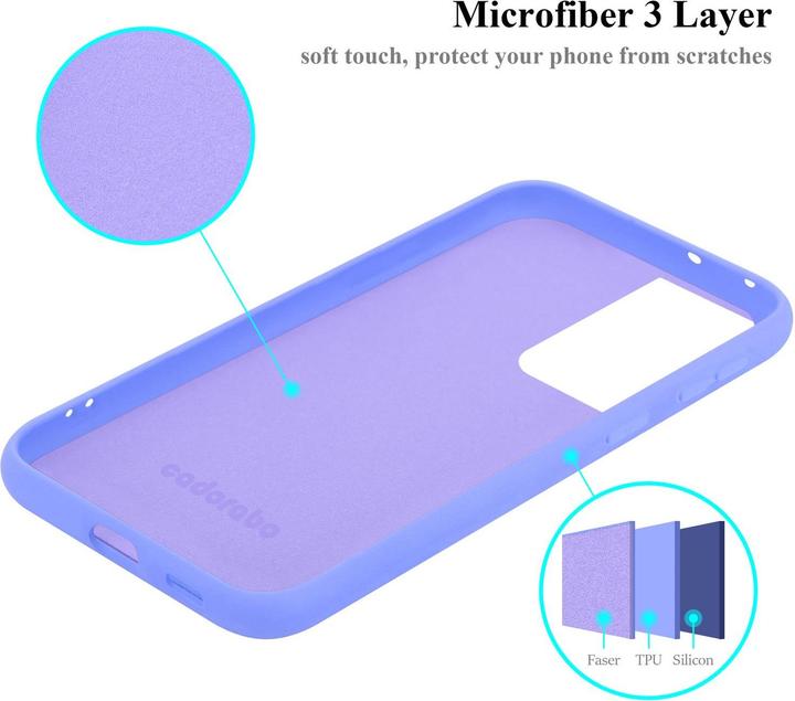 Actual product image Cadorabo TPU Liquid Silicone Case Cover (Samsung Galaxy S21 Ultra)