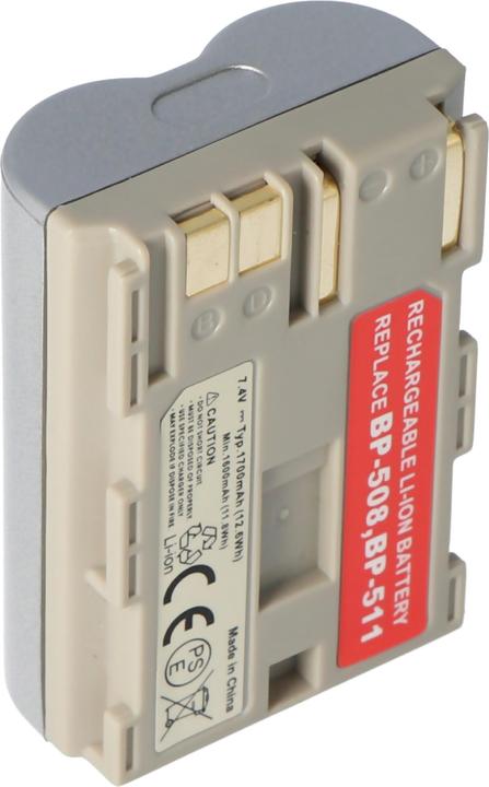Image du produit AccuCell Batterie Canon BP-511 Batterie BP-508, BP-512 (Batterie)