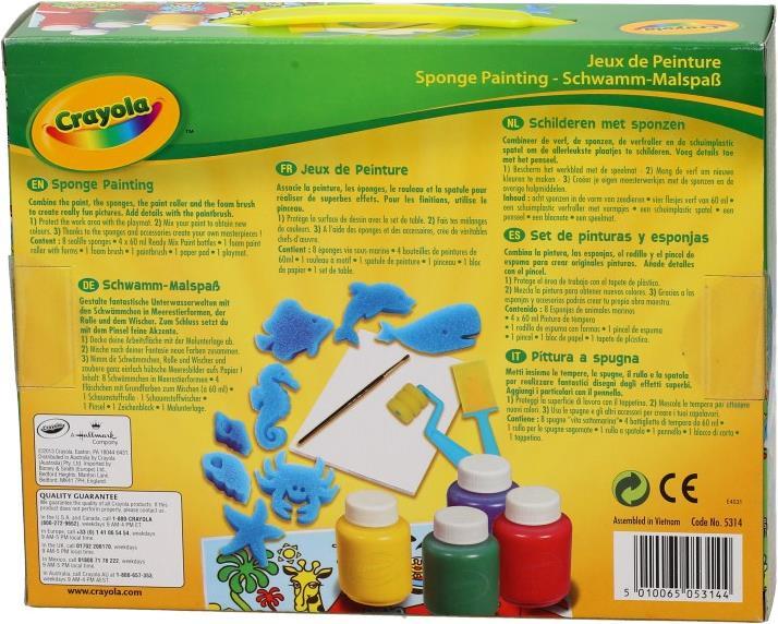Produktbild Crayola Craft Set Malen mit Schwamm