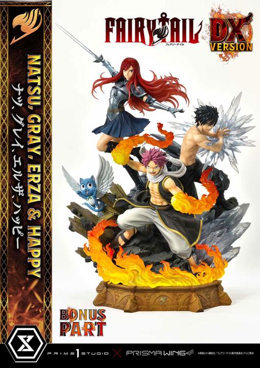 Produktbild Prime 1 Studio FAIRY TAIL -Natsu, Gray, Erza, Happy -Statue Del. Bonus Vers. 1/7 57cm