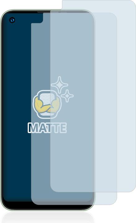 Productafbeelding BROTECT Antireflecterende schermbeschermer mat (2 Stuk, Oukitel C21 Pro)