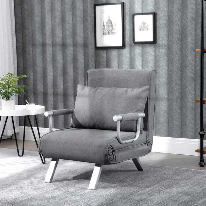 Image du produit Homcom Canapé-lit 3 en 1 Canapé, fauteuil ou chaise longue (3 places)