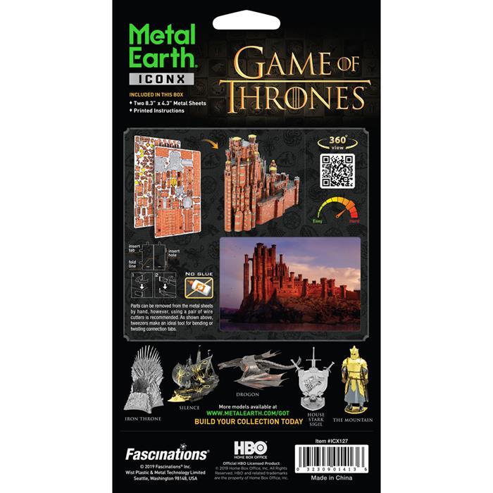Image du produit Metal Earth ICONX Game of Thrones - Garde rouge