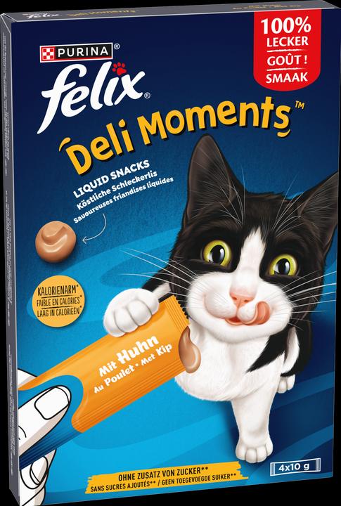 Image du produit Felix Deli Moments Délicieuses friandises au poulet (Adulte, 160 g)