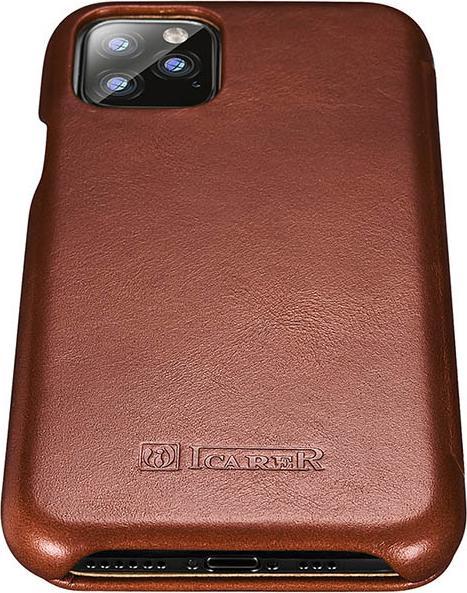 Produktbild iCarer Lederhülle mit Klappe dunkel- (Apple iPhone 11 Pro)