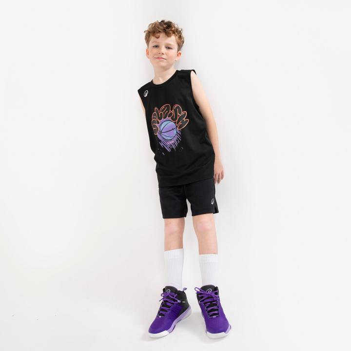 Produktbild Kipsta Kids' Sleeveless Basketball Jersey TS500 Fast - Black (12, 13, 14)