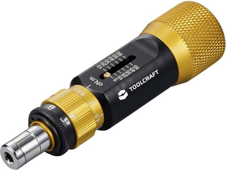 Toolcraft TO-9627246 Electronics and precision mechanics torque screwdriver size