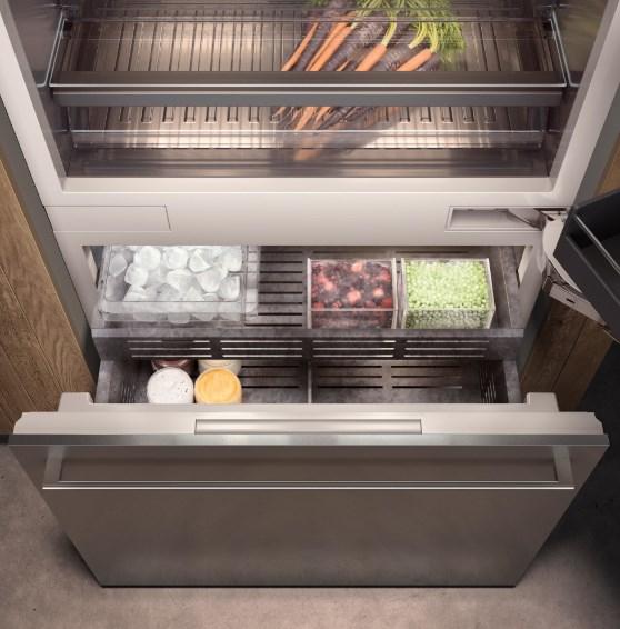 Produktbild Gaggenau RB 472 305 Serie 400 Vario Einbau-Kühl-Gefrier-Kombination mit Gefrierbereich unten 212.5 x 75.6 cm (452 l)