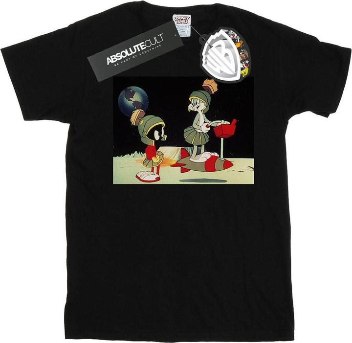 Actual product image Looney Tunes Mens Bugs Bunny Spaced T-Shirt (S)