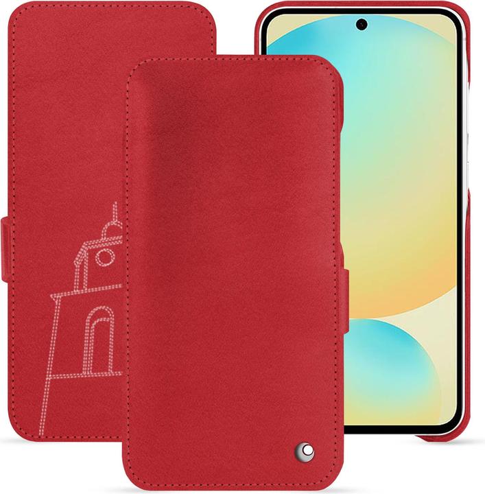 Actual product image Noreve Horizontal leather flap shell (Samsung Galaxy S24 FE)