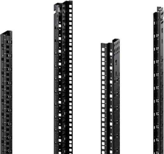 Actual product image Rittal 19" profile rails standard, rear, 15 U