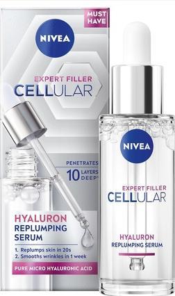 Immagine prodotto NIVEA Cellular Expert Filler Hyaluronic Acid Replumping Serum 30ml - Anti-Aging (30 ml)
