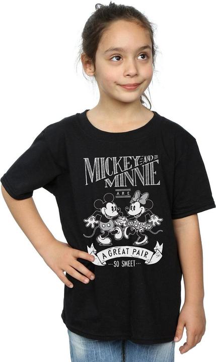 Produktbild Disney Mickey And Minnie Mouse Great Pair TShirt Mädchen (140, 146)