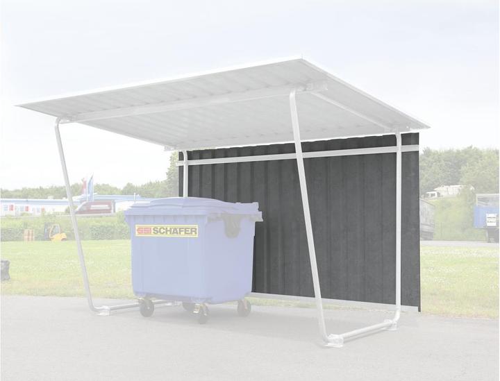 Actual product image kaiserkraft Back wall to flat roof roofing