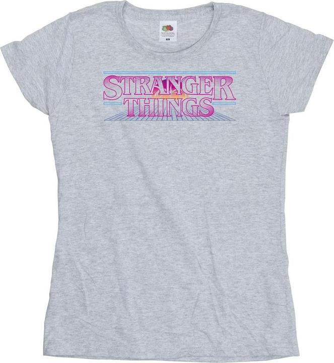 Image du produit Netflix - T-shirt STRANGER THINGS RETRO TITLE - Femme (L)