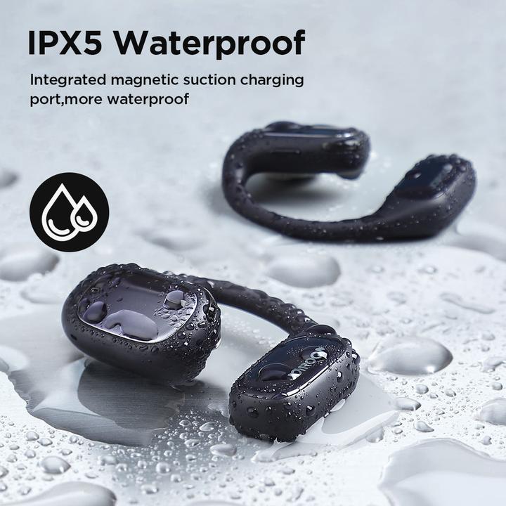 Actual product image Joyroom Openfree JR-OE1 wireless on-ear headphones - dark blue (18 h, Wireless)