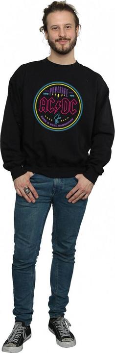Actual product image AC/DC Mens Circle Neon Cotton Sweatshirt (XL)