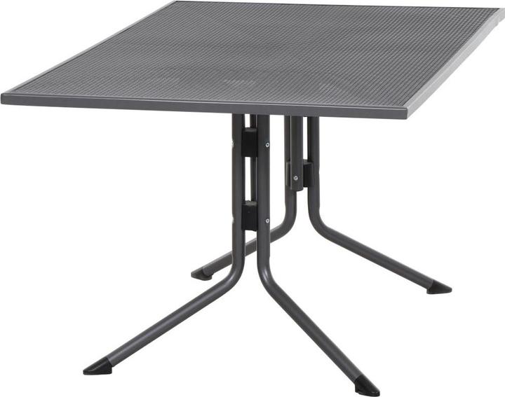 Image du produit Siena Garden Siena Elda table 140x90 cm, mat-anthracite métal déployé mat-anthracite (140 cm)
