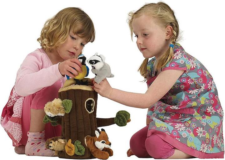 Immagine prodotto The Puppet Company Casa sull'albero con 6 cuccioli di animali