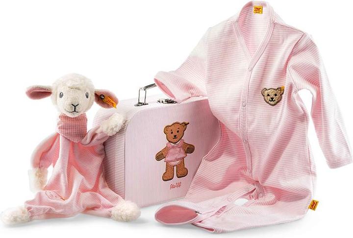 Actual product image Steiff Dream-sweet lamb cuddle cloth gift set
