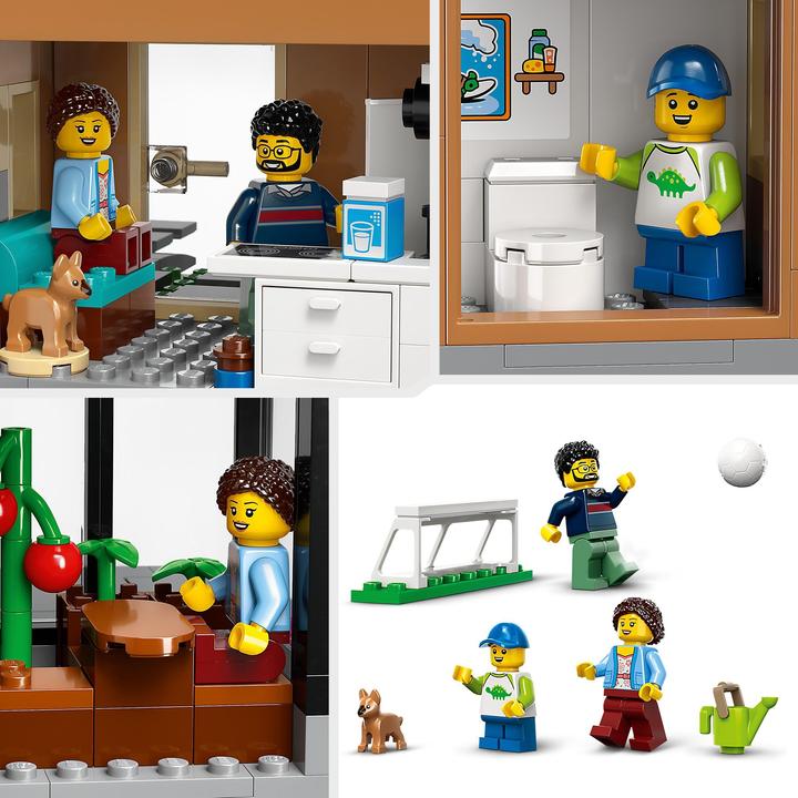 Image du produit LEGO Maison familiale avec voiture électrique (60398, LEGO City)