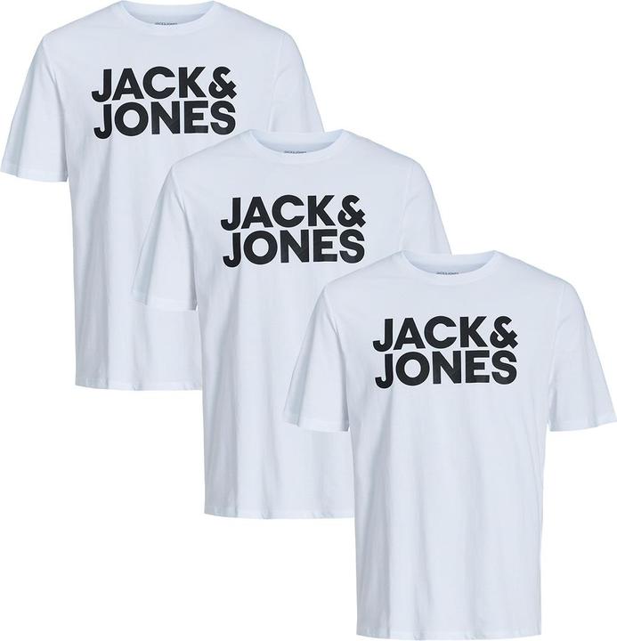 Produktbild Jack & Jones 3er Pack Corp T-Shirt (M)