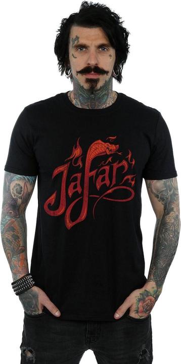 Produktbild Disney Aladdin Movie Jafar Flames Logo TShirt (5XL)