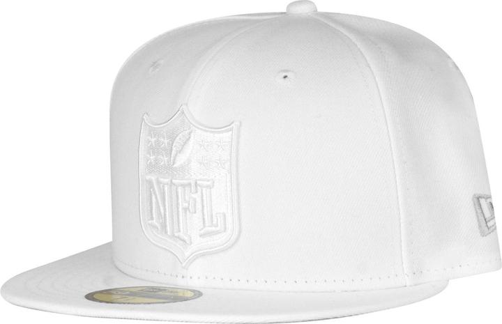 Produktbild New Era 59Fifty Fitted Cap - NFL SHIELD Logo weiss - 7 7/8 (7 7/8)