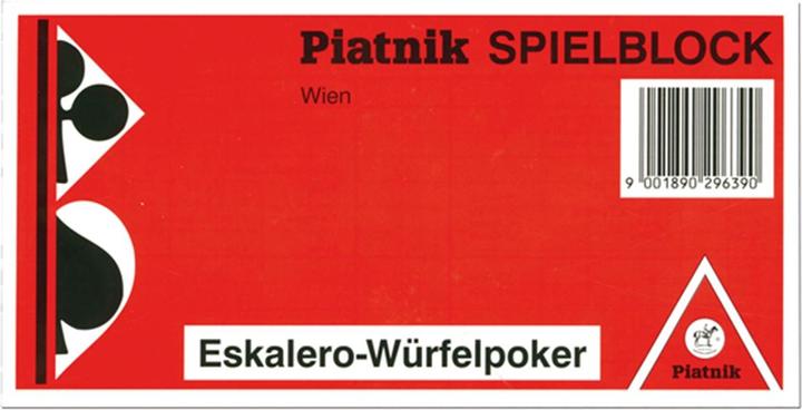 Produktbild Piatnik Eskalero-Poker-Block, 10 Blöcke **