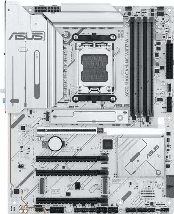 ASUS MB AMD AM5 X870 MAX GAMING WIFI7 White (AM5, AMD X870, ATX)