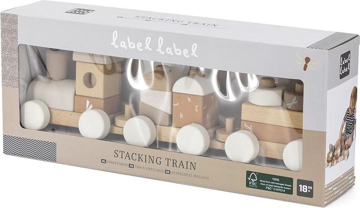 Produktbild Label Label Eisenbahn aus Holz – Nougat