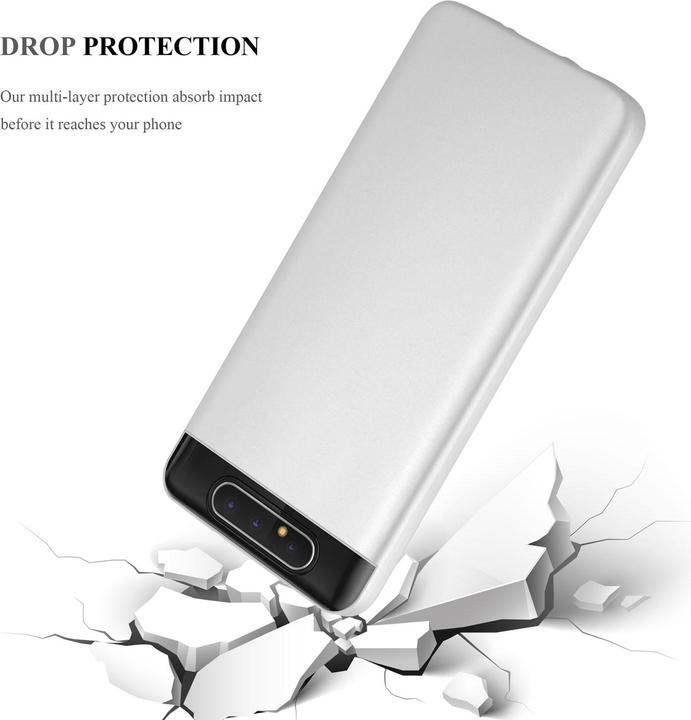Productafbeelding Cadorabo TPU Matte Metallic hoes (Samsung Galaxy A80)