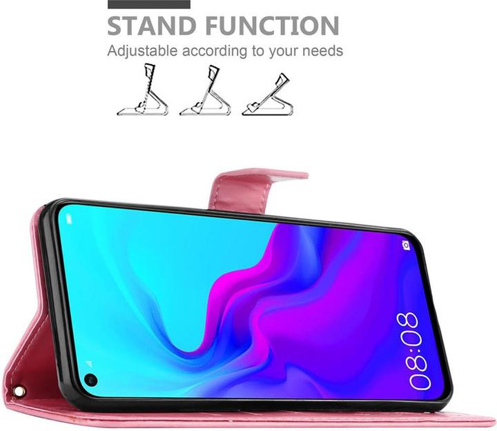 Actual product image Cadorabo Flower Book Cover (Huawei Nova 4)
