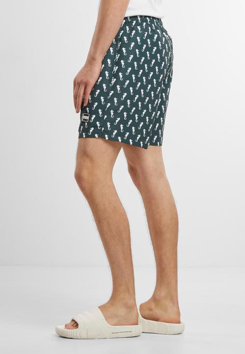 Actual product image Urban Classics Pattern Swim Shorts - 4984 (5XL)