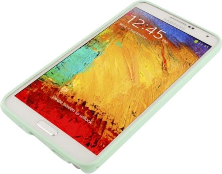 Actual product image König Design Protective cover TPU Case for mobile Samsung Galaxy Note 3 N9000 Light green (Samsung Galaxy Note 3)