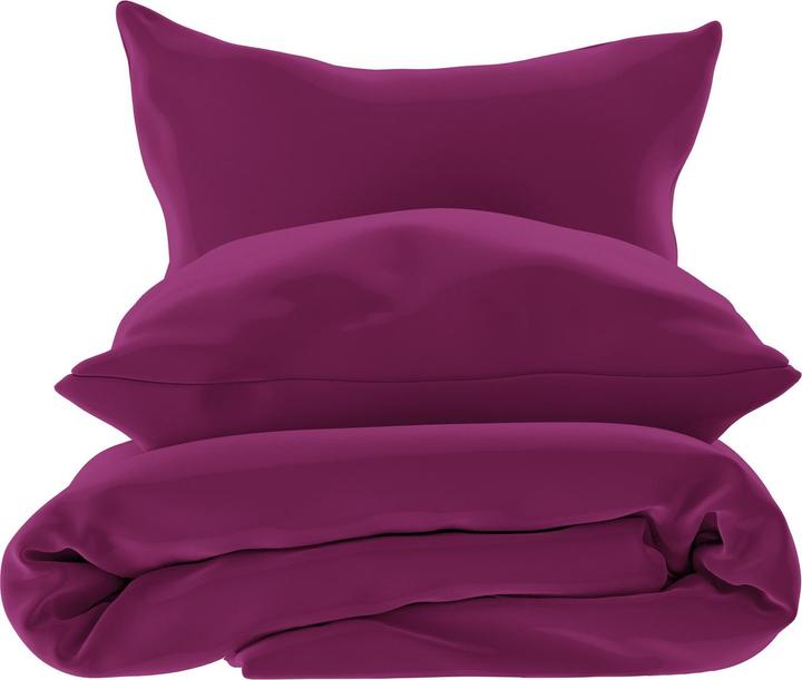 Actual product image Lotus Bettwaren Satin uni (Duvet cover, 160 x 210 cm)
