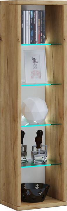 Actual product image VCM Shelf DVD CD Furniture Storage Wooden Shelf Floor Standing Furniture "Rasato L (21 x 14 x 77 cm)