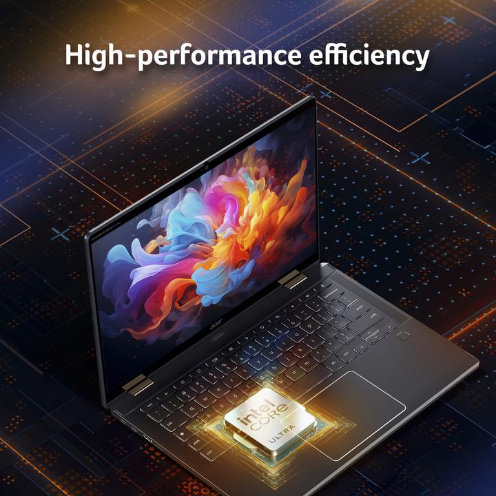 Actual product image Acer Chromebook Spin 714 (14", Intel Core Ultra 5 115U, 16 GB, 512 GB, CH)
