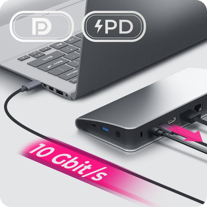 Produktbild Icy Box RaidSonic ICYBOX IB-DK2408-C Dockingstation 11in1 (USB-C, 1 Ports)