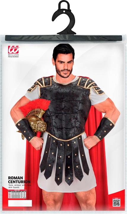 Image du produit Widmann Costume romain Centurio : tunique, armure avec cape, protège-bras (L)