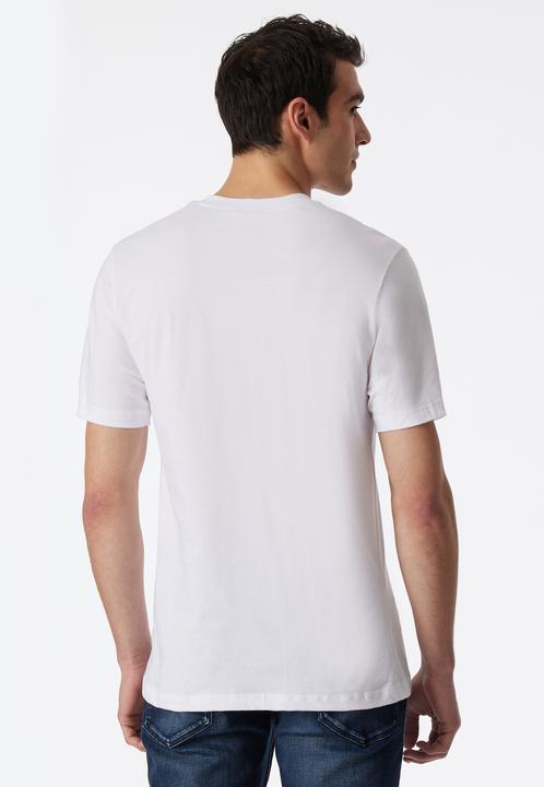 Produktbild Schiesser 2er - Pack Herren American T- Shirts mit V-Ausschnitt, 100% Baumwolle (S)