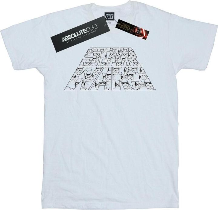 Actual product image Star Wars Boys The Rise Of Skywalker Trooper Filled Logo T-Shirt (140, 146)