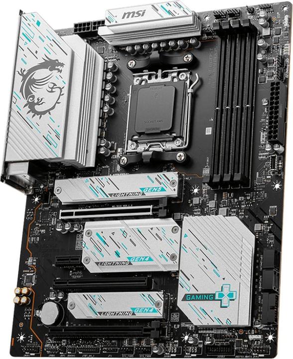 Productafbeelding MSI X670E GAMING PLUS WIFI AM5 4xDDR5 4xM.2 4xSATA (AM5, AMD X670E, ATX)
