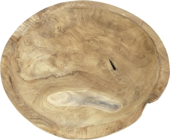 Produktbild Natura Punto Schöne Servierplatte aus Teakholz rund, 30 x 4 cm