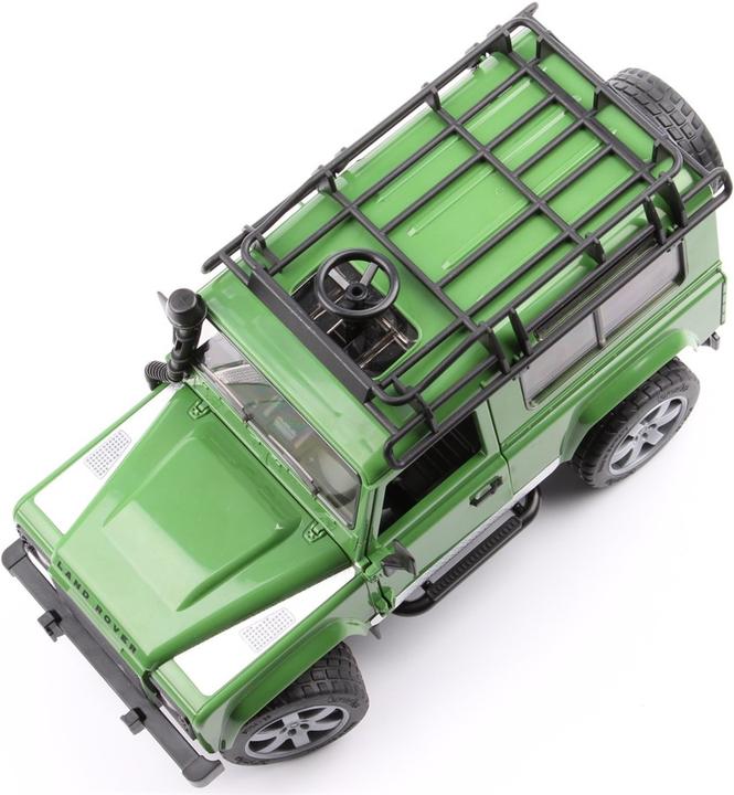 Image du produit Bruder Land Rover Defender Station Wagon avec garde forestier et chien