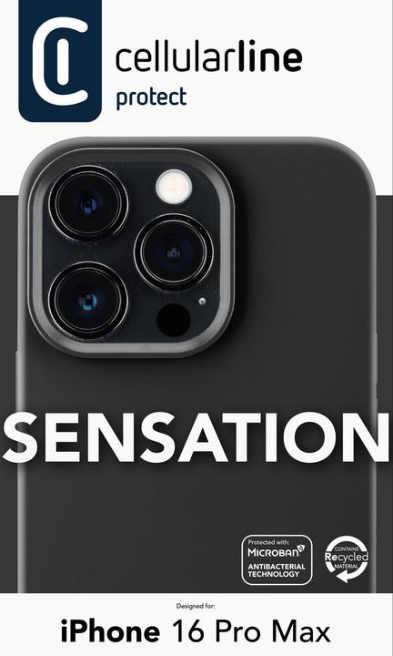 Immagine prodotto Cellularline Custodia in silicone Sensation (Apple iPhone 16 Pro Max)