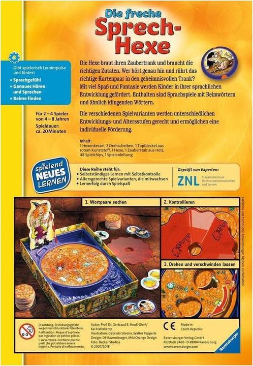 Immagine prodotto Ravensburger La sfacciata strega parlante (Tedesco)