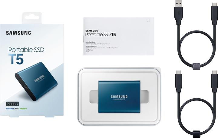 Produktbild Samsung Portable T5 (500 GB)