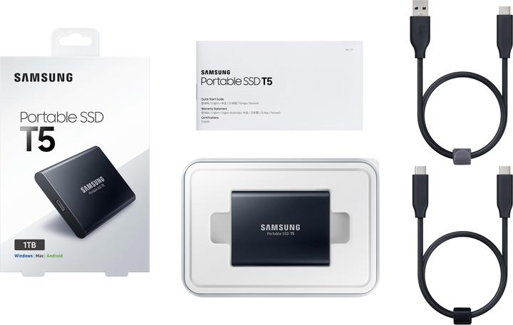 Actual product image Samsung Portable T5 (1000 GB)